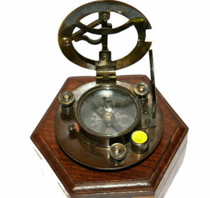 Brújula DE TRABAJO DE PLATA grabada, regalo de papá, regalos de aventura regalos de marido, regalo de parejas, regalos de Navidad - Product Image 2