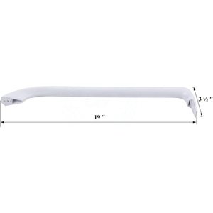Manija de Puerta Lateral para Congelador WR12X20141, Plástico ABS, Repuesto Manual para Refrigerador, Compatible con Modelos General Electric (GE) - Product Image 6