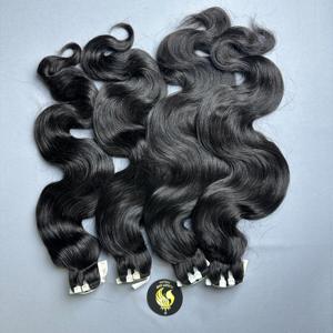 Paquets de cheveux humains doublement étirés, paquets de cheveux humains bruts 12A 100% non traités, tissage de cheveux vierges brésiliens 3 paquets - Product Image 5