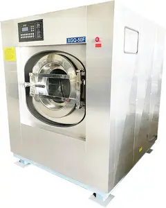 Industriële Was-En Wasapparatuur Met Grote Capaciteit, Commerciële Pulsator-Wasmachine, Volautomatische Waslijn