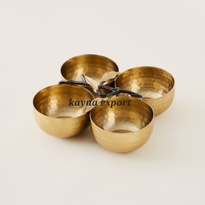 Luxury Modern Metal Eco-Friendly Dry Fruit <b>Chocolate</b> And Dates Serving Bowl <b>Wedding</b> Home And Restaurant Decorative Clutter Bowls - Product Image 5