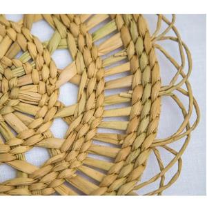 Jacinto de agua Comedor Cargador de ratán hecho a mano Posavasos de flores para el hogar DHT HANDICRAFT VIETNAM Pad Juego de Mantel tejido moderno - Product Image 5