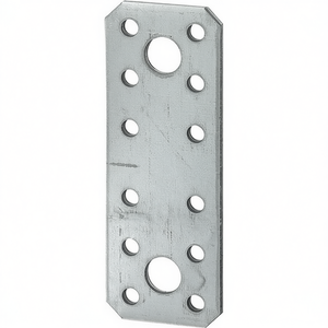 VORMANN Flat Connectors 96mm Length 35mm Width 2.5mm Thickness Steel Sendzimir Galvanized Pack of 50 <b>Metal</b> <b>Frames</b> - Product Image 3