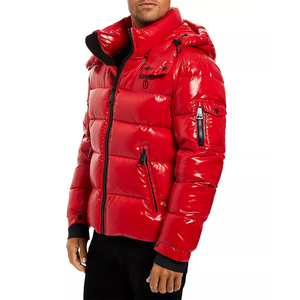 Chaqueta de Cuero Impermeable para Hombre, Talla Grande 5XL, Estilo Casual, Cuello Alto, Logotipo Frontal, Holgada, para Invierno, para Exteriores - Product Image 3