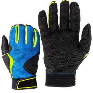 Guantes de Bateo de Béisbol Profesionales de Piel de Cabra con Puño Largo, Guantes de Bateo de Softbol Profesionales Unisex - Product Image 6