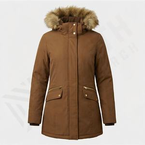 <b>Women</b> Outwear <b>Clothing</b> Zip Warm Winter Jacket Latest Style Good Quality New Design Parka Coat Fashion Ladies Wear <b>Thermal</b> - Product Image 1