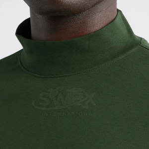 Gran oferta, sudadera informal para hombre, sudadera hecha a medida, nueva llegada, cómoda, personalizada, básica, Sudadera con cuello simulado para hombre - Product Image 4