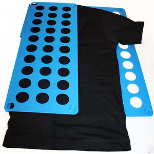 Lot de 2 organiseurs de vêtements pliables pour t-shirts, type vertical, pour armoire, design pliable pratique - Product Image 6