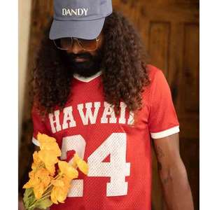 Venta al por mayor de camisetas de baloncesto con logotipo personalizado para hombre serigrafía tejido de poliéster 100% transpirable antibacteriano ropa corta - Product Image 4