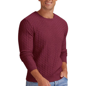 Nouveauté : Pull en coton/polyester tricoté pour homme, respirant, avec logo sur le devant, confortable, de haute qualité, personnalisable - Product Image 4