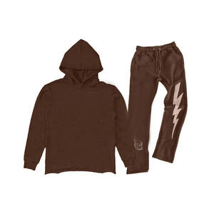 OEM en blanco personalizado de calidad superior 2024 chándal, hombres mujeres cuero liso moda gran oferta chándal adulto - Product Image 5