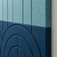 Panneau acoustique en feutre PET auto-adhésif facile à poser, 12 mm, dalles murales insonorisantes, panneau acoustique à coller pour la maison, le studio et le bureau