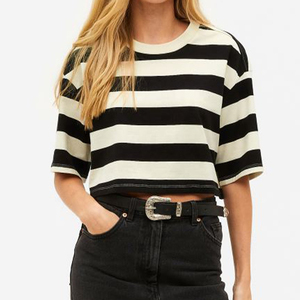 Top Corto a Cuadros para Mujer, Verano, Gimnasio, Transpirable, Ecológico, Secado Rápido, Cómodo, Moderno, Acanalado, Corte Regular, Ropa Deportiva - Product Image 2