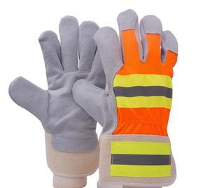 Gants de travail en cuir de vachette de haute qualité, best-seller, durables, anti-chaleur, pour travaux lourds, jardinage, sécurité, FARSANA - Product Image 1