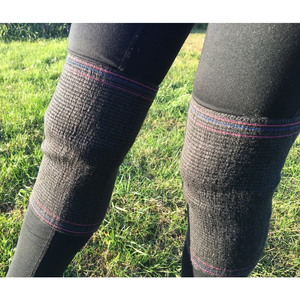 chauffe-genoux en laine pour adultes, enveloppe de genou thérapeutique, chauffe-genoux chauds - Product Image 1