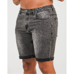 2025 Meilleure vente Premium qualité hommes été Denim Shorts de plage respirant Style décontracté avec motif solide OEM entretenu - Product Image 4