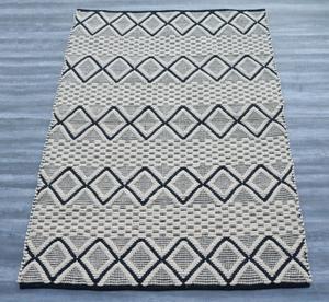 Luxueux Style Bohème Premium Qualité À La Main Laine Tufté Tapis Épais Doux Motif Géométrique Flatweave Tapis Ensembles - Product Image 5