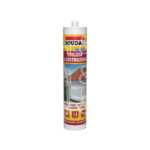 SELLADOR DE SILICONA NEUTRA Formato de construcción y construcción 300 ml Elástico con base neutra Inodoro Adecuado para superficies tales - Product Image 1