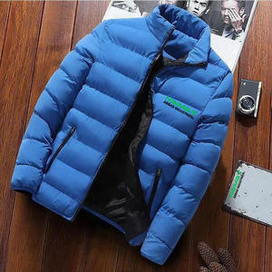 High Street hommes de haute qualité hiver chaud personnaliser élégant Logo chauffage imperméable Zip bouffant respirant veste d'hiver pour hommes - Product Image 3