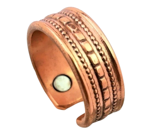 Top Leading Unisex Copper Magnetic Bracelet Handmade Design Best Valentine's Day Christmas Gift Featuring Pearl Diamond