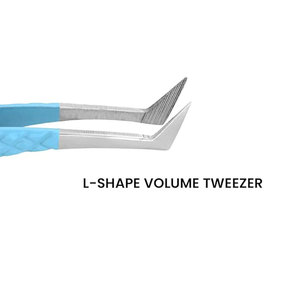 Pince à cils Volume 90 degrés Marque privée Pince à sourcils Pointe en fibre Extension de cils Pince à épiler - Product Image 5