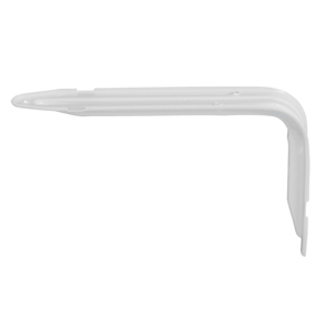 Mensola Nervata Plutone Colore Bianco cm. 34x18 - Product Image 1