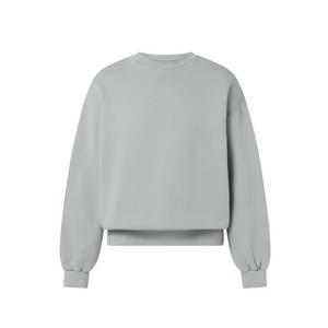 Printemps nouveauté haute qualité coton français éponge col rond sweat pour femmes Offre Spéciale couleur unie coton sweats - Product Image 1