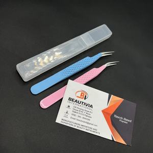 Pince à épiler d'extension de cils en acier inoxydable de qualité chirurgicale de haute qualité - Product Image 5