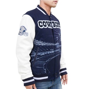 Veste universitaire Letterman bon marché de grande taille avec logo fabriquée sur mesure au Pakistan prix de gros - Product Image 4