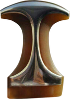 Manche de couteau en corne de buffle véritable fait main, style ange rustique, pour artisanat et revente, pour dards, khanjar et épées