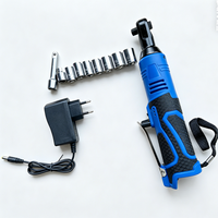 Llave de Trinquete Inalámbrica de 12V y 3/8 Pulgadas, 37Nm, Compacta, Eléctrica, con Batería de Litio Extraíble para Espacios Reducidos