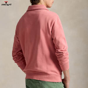 2025 gros hommes sweats meilleur tissu coton sweat personnalisé plaine sweat personnalisé demi fermeture éclair sweats à capuche sweat-shirt - Product Image 2