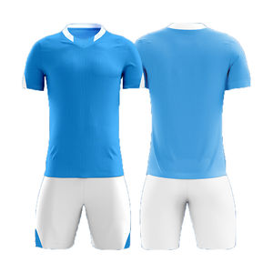 Nouvel arrivage Ensemble de maillots de football légers et respirants Conception personnalisée Confortable Nouvel arrivage des meilleurs uniformes de conception Vêtements de football - Product Image 3