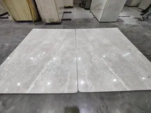 แผ่นหินอ่อนสีเบจอิตาลีสำหรับตกแต่งผนังพื้นแผ่นขัดขนาดใหญ่สำหรับใช้ในอพาร์ตเมนต์ - Product Image 3