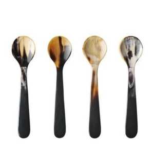 Promotion : Cuillère de cuisine moderne et étanche en corne de buffle/vache 100 % naturelle, fabriquée à la main en Inde, pour la mesure du café - Product Image 3
