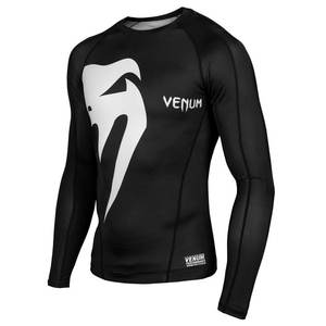 MMA BJJ personalizado Rash Guard camisa de compresión Ajuste de manga larga de secado rápido gimnasio ropa deportiva Jiu Jitsu Kimono de Jiu Jitsu - Product Image 1