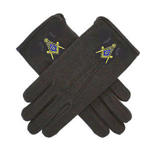 Gants maçonniques fabriqués en usine 100% coton pur de haute qualité à un prix abordable, toutes les tailles fabriquez votre propre logo gants maçonniques - Product Image 6
