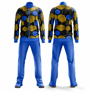 Ensemble de survêtement personnalisé par sublimation, veste et pantalon, hommes, femmes, jeunes, vêtements d'équipe, tenue d'entraînement, prix bas, vente en gros OEM - Product Image 4