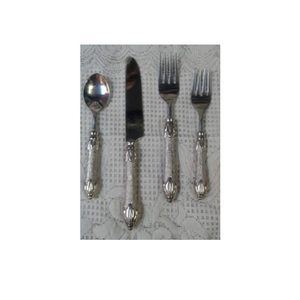 Lot de 5 couverts en acier inoxydable les plus vendus avec polissage brillant et plaqué argent au prix de gros - Product Image 6