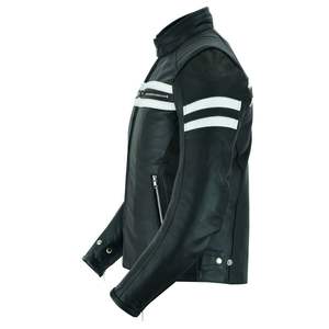 Veste en cuir de course unisexe certifiée CE, manches longues, été, moto, imperméable, respirante, Cordura, fabricant OEM/ODM - Product Image 2