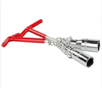 DNT universel 16/20mm clé à douille d'extension en acier outil de démontage de bougies d'allumage hirondelle (Joint) douille de bougie 16mm