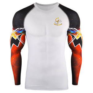 Sublimación de color personalizable Impreso Transpirable Rash Guard Hecho en Pakistán en cantidad a granel - Product Image 2
