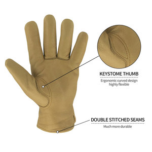 Fabricación Anti Seguridad Guantes resistentes al calor Fabricante Personalizar Hecho Guantes DE PROTECCIÓN DE CONSTRUCCIÓN - Product Image 4