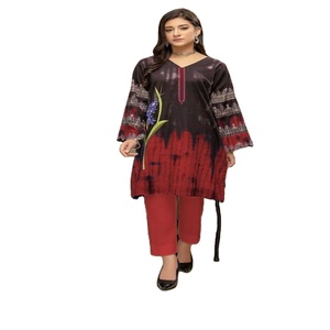 ชุดซาลวาร์ Kameez ผู้หญิง3ชิ้นปักลายผ้าสำหรับใส่ในสนามหญ้าสไตล์อินเดียในโอกาสพิเศษ - Product Image 1