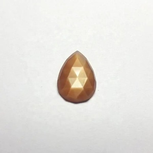 3x5mm-8x12mm Pierre de lune naturelle marron, cabochon en forme de poire à coupe rose, pierres précieuses polies en vrac, livraison internationale sans droits de douane - Product Image 1