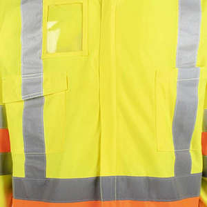 Veste haute visibilité antistatique durable pour hommes, fabrication sur mesure, qualité supérieure, prix de gros, veste haute visibilité anti-rides - Product Image 3