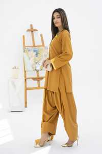 Camiseta de Lino para Mujer, Ropa de Manga Larga, Transpirable, Floral, Informal, Hasta La Rodilla, Estilo Indio, Paquistaní, de Talla Grande, Estilo Elegante, para Verano, de Estilo Informal, a la Altura DE LA Rodilla, a la Moda, a la Moda - Product Image 2