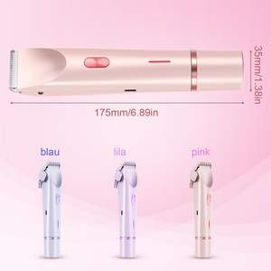 Mini Afeitadora Eléctrica de Doble Cuchilla para Mujer, Resistente al Agua IPX7, con Estación de Carga USB para Cara, Cuerpo, Área Púbica y Depilación Nasal - Product Image 2