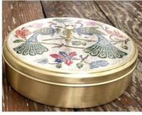 Boîte à épices en laiton pur personnalisable, durable, écologique, étanche, compatible lave-vaisselle, décorative, pour armoire de cuisine, en métal
