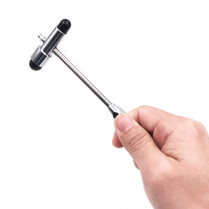 Martillo Neurológico Buck, Martillo de Reflejos Tromner, Cepillo de Aguja Integrado, Manual, de Acero Inoxidable para Reflejos Neurológicos Precisos - Product Image 4